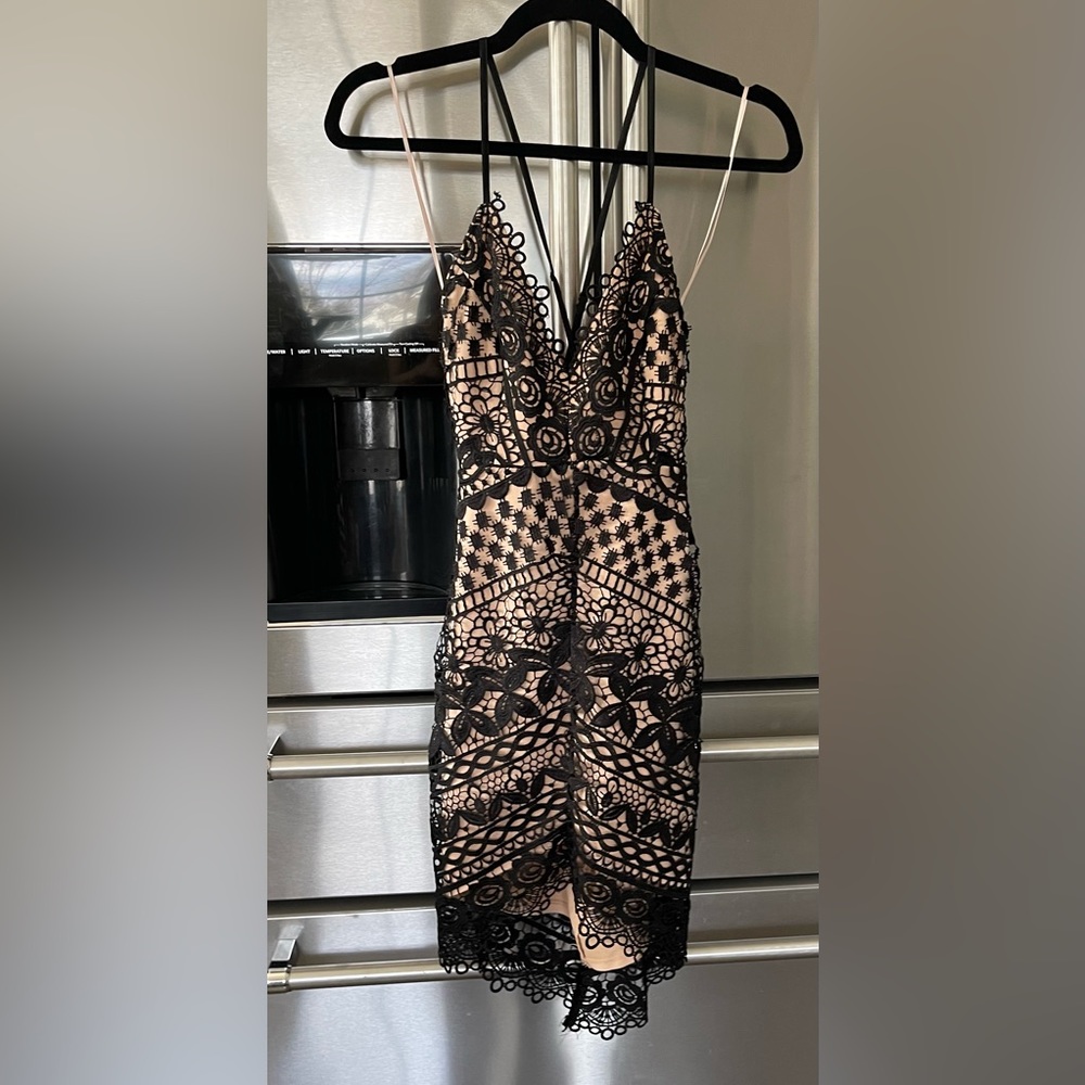 Black cut out Dress